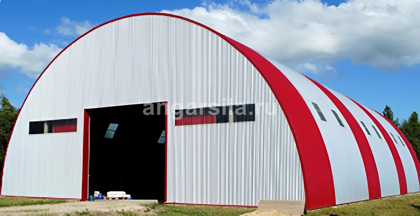 бескаркасная быстровозводимая автомойка